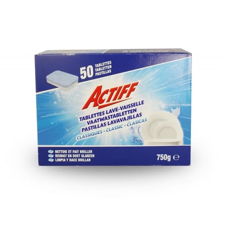 Actiff tablettes lave vaisselle 50x15g