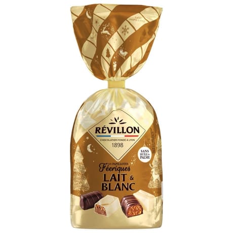 Révillon noel féérique chocolats lait blanc 360g