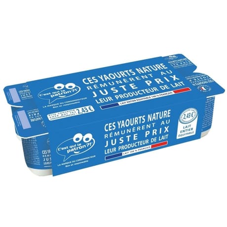 C'est qui le patron ?! yaourt ferme nature 8x125g