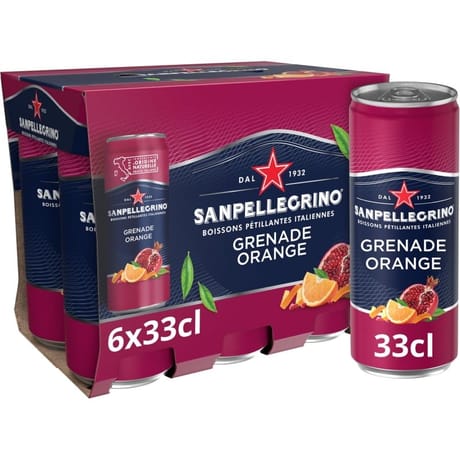 San pellegrino melograno et arancia  6x33cl
