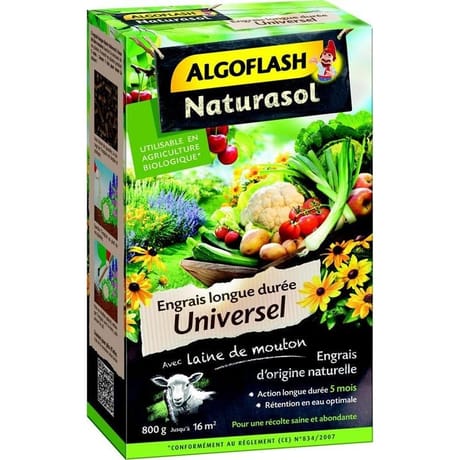 Algoflash Naturasol Engrais Universel longue durée 800 g
