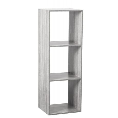 Etagére  3 cases mix gris