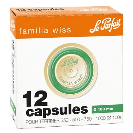 Le parfait étui 12 capsules d100 familia wiss
