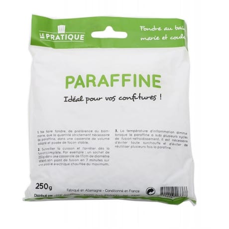 Parafine alimentaire sachet billes 250g