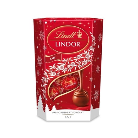 Lindt lindor lait cornet 200g