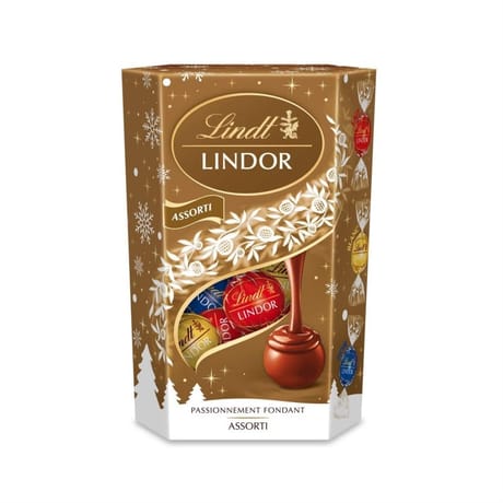 Lindt lindor chocolat assorti passionnément fondant 200g