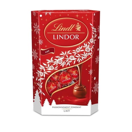 Lindt lindor lait cornet 337g