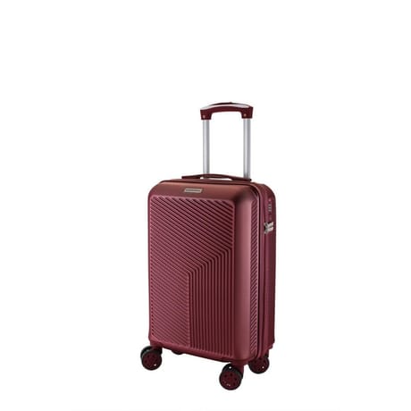 Valise rigide 56cm galaxie bordeaux