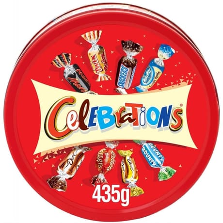 Celebrations assortiment chocolat boîte métal 435g