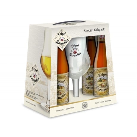 Karmeliet coffret 4 x 33 cl 8.4% Vol. + 1 verre