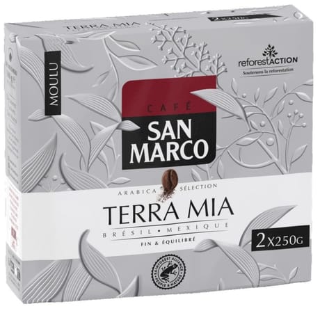 San marco terra mia café moulu 2x250g
