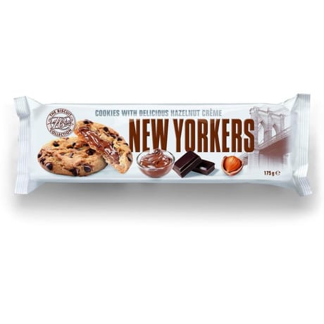 Newyorkers cookies fourrés noisettes 175g