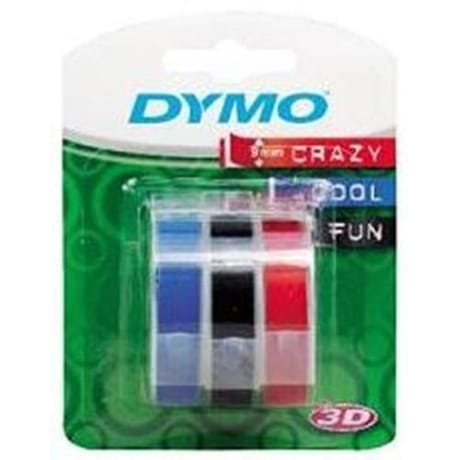 Dymo lot de 3 rubans  9mmX3 mètres