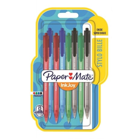8 stylos inkjoy 100 rt std