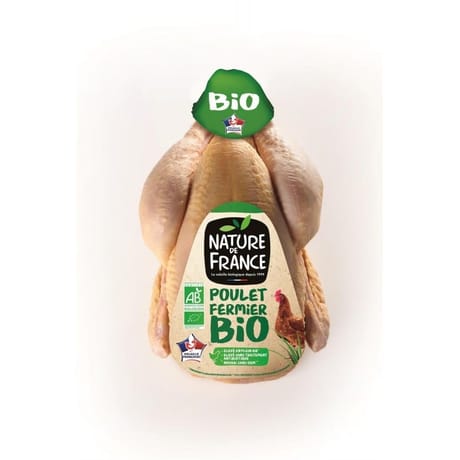 Nature de France poulet fermier jaune bio