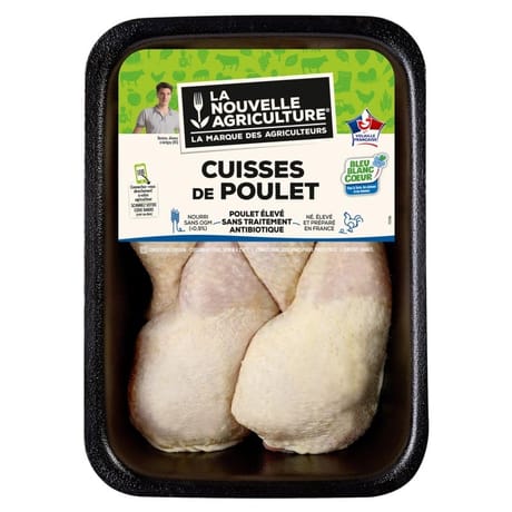 La Nouvelle Agriculture cuisse de poulet jaune x4