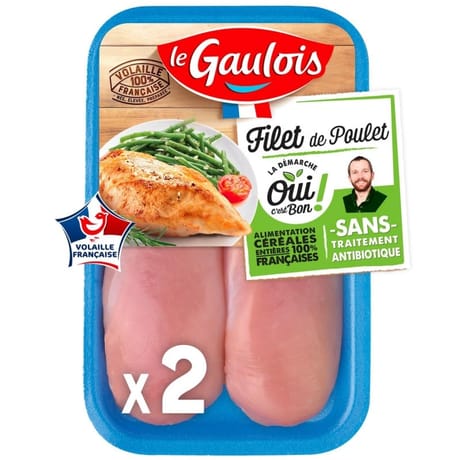 Le Gaulois filet de poulet x2