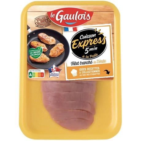 Le Gaulois filet tranche de dinde cuisson express