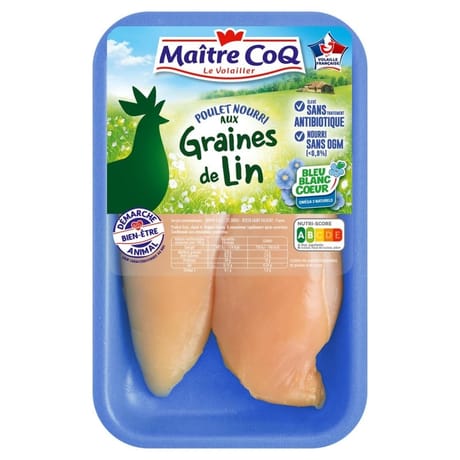 Maitre Coq filet de poulet omega 3 ma campagne s/at x2