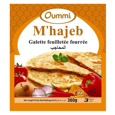 Oummi galette feuilletée fourrée  M'hajeb 360g