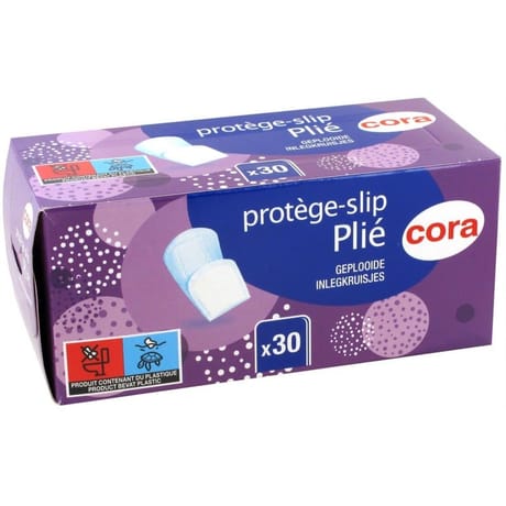 Cora protège slip mince plié x 30
