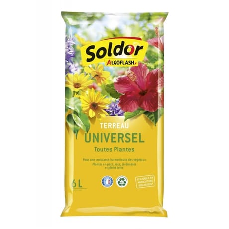 Soldor ALgoflash terreau universel 6 litres