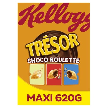 Kellogg's céréales trésor choco-roulette - 620g