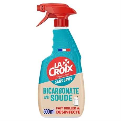 La croix sans javel nettoyant spray bicarbonate de soude 500ml