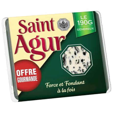 Saint Agur portion 190g offre gourmande