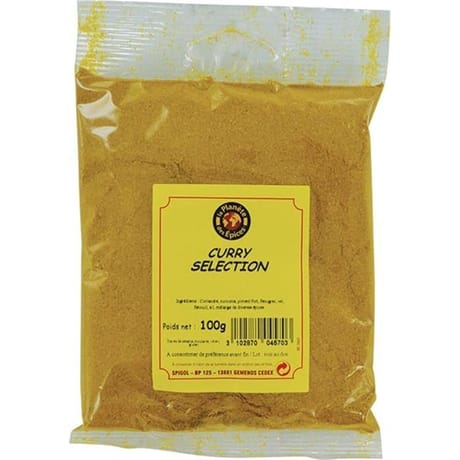La planète des épices curry sélection sachet de 100g