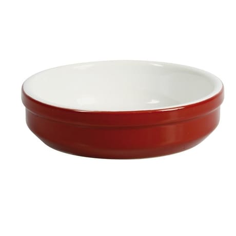 Plat à crème brulée 12 cm coloris framboise