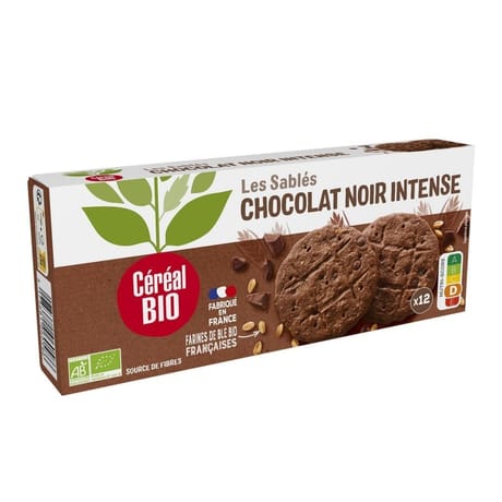 Céréal bio biscuit chocolat intense céréale 132g