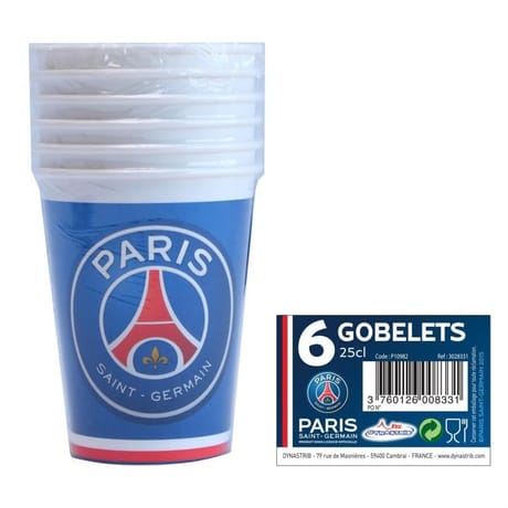 Gobelets x6 psg 25cl