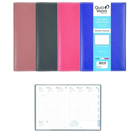 Quo vadis agenda semainier 10x15 cm