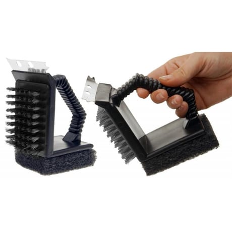Brosse 3 en 1 pour barbecue