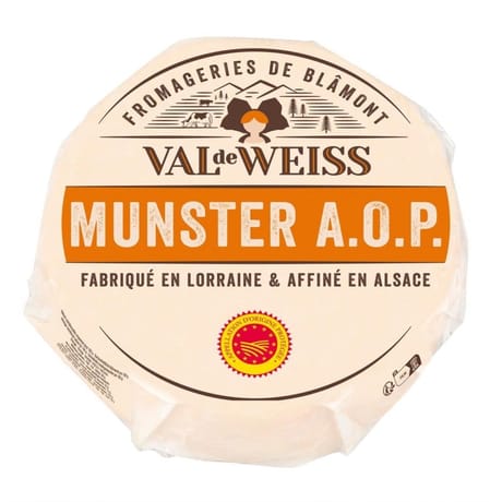 Munster géromé aop au lait pasteurisé de vache