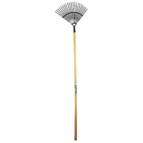 Cora balai à gazon renforcé fil rond emmanché 140cm