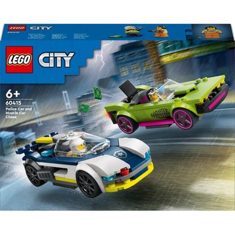 60415 - Lego City - La course-poursuite entre la voiture de police et la super voiture