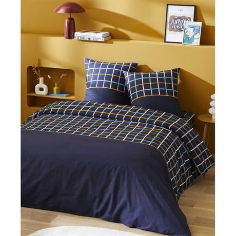 Parure housse de couette 260x240 + 2 taies 63x63 kaze