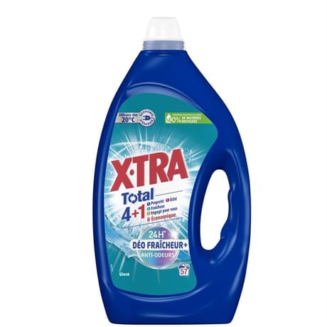 Xtra total déo fraîcheur+givre 57 lavages 2.565l