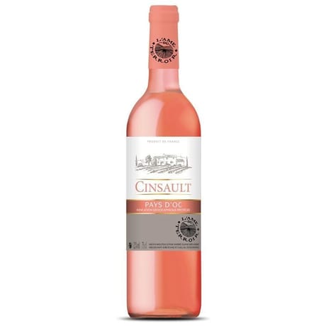 L'âme du terroir vin de pays d'OC Cinsault rosé 75 cl 12,5% Vol.