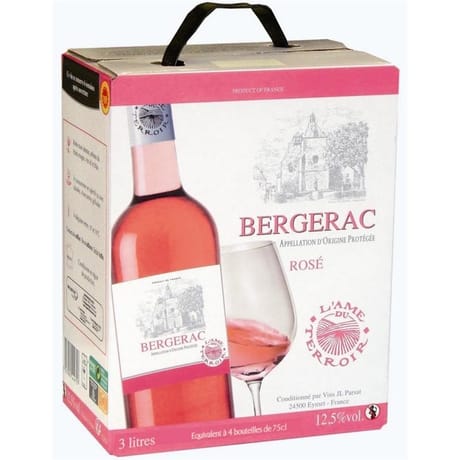 L'ame du terroir bergerac rosé bib 3l 12% Vol.