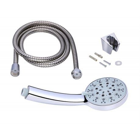 Pomme de douche 5 fonctions +flexible + support