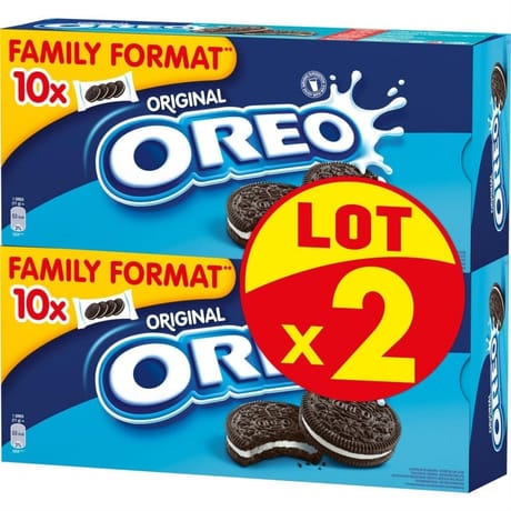 Oréo format familial 2x440g