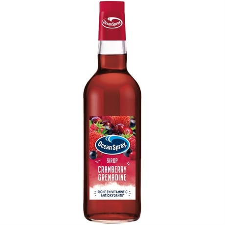 Ocean spray sirop cranberry grenadine 50cl