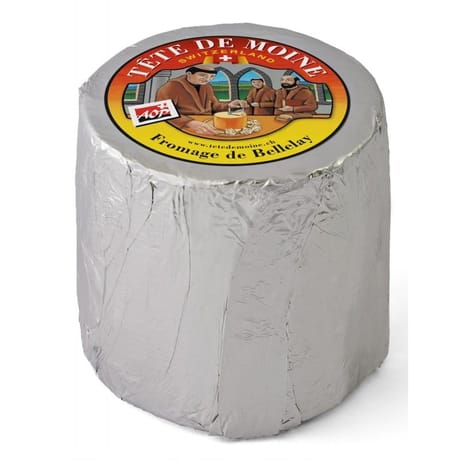 Tête de moine sous aluminium  aop suisse  lait de vache