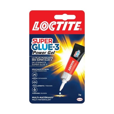 Loctite colle super glue-3 power flex gel 3g