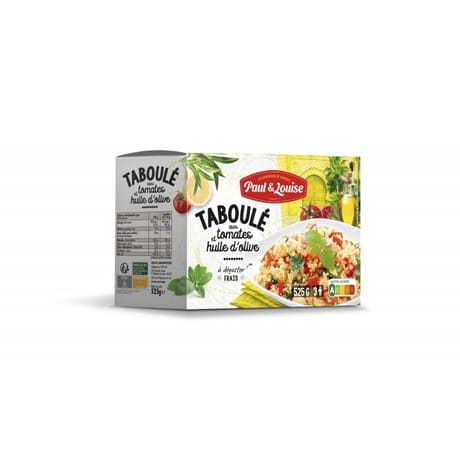 Paul & louise etui taboulé aux tomates et huile d'olive paul & louise 525g