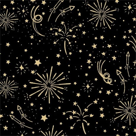 20 serviettes 33x33cm fireworks