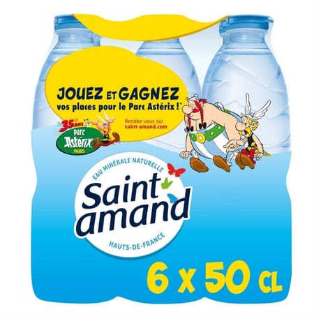 Saint Amand eau minérale naturelle 6x50cl